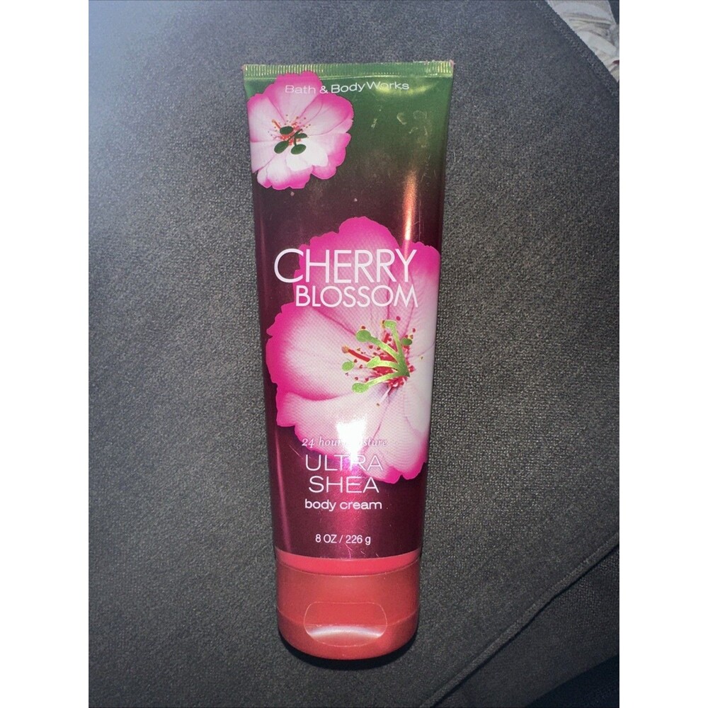 Bath & Body Works Original Cherry Blossom 8 oz Body Cream Discontinued Retired